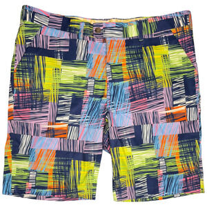 LOUDMOUTH Golf Men's Size 40 Shorts Multicolor Print 11” Inseam